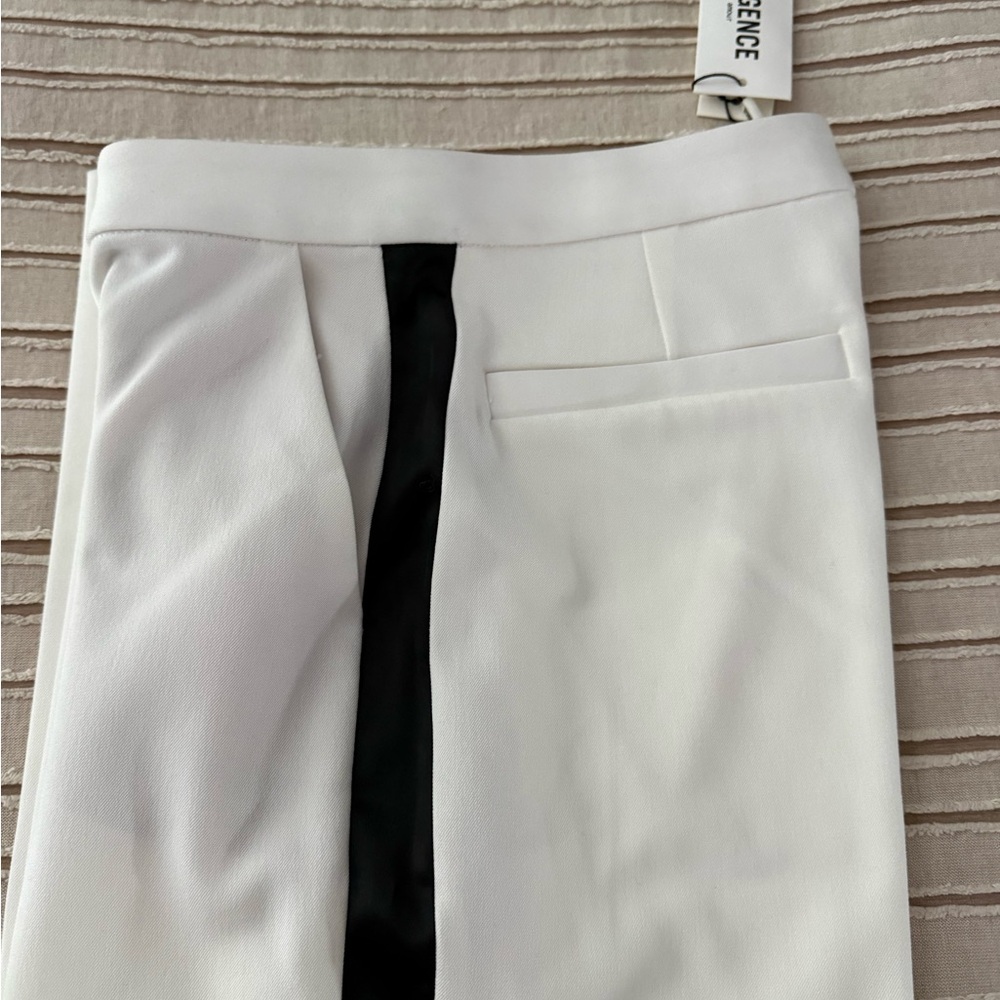 L’angence Livvy dress pant with black satin tuxedo stripe - Picture 4 of 6